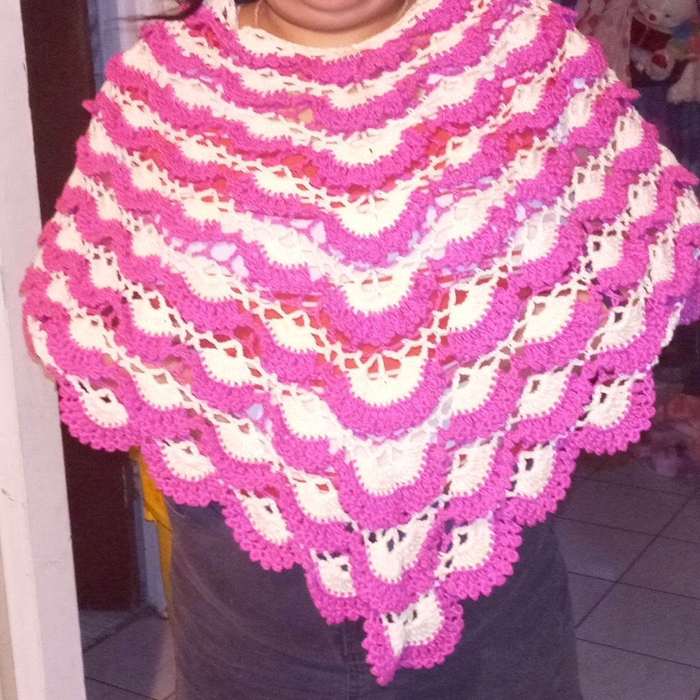 Crochet poncho